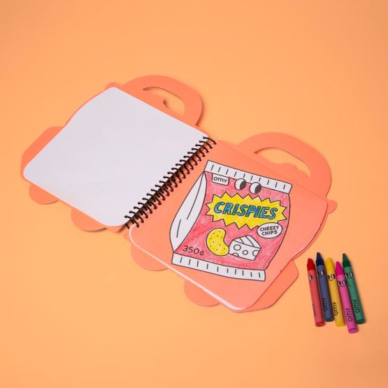 Super Colouring & Stickers Book - Yummy by OMY