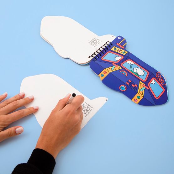 Sticker Activity Notebook - Vroom by OMY