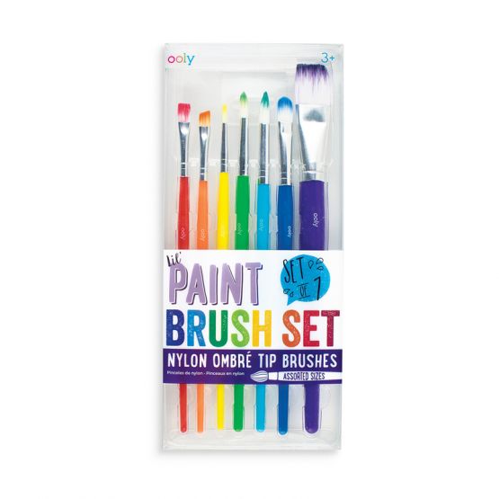 Lil' Paint Brushes Set (Set of 7) by OOLY