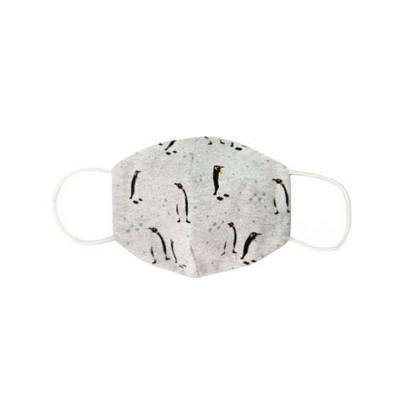 Personalisable Reusable Kids & Adult Mask in Penguin Print