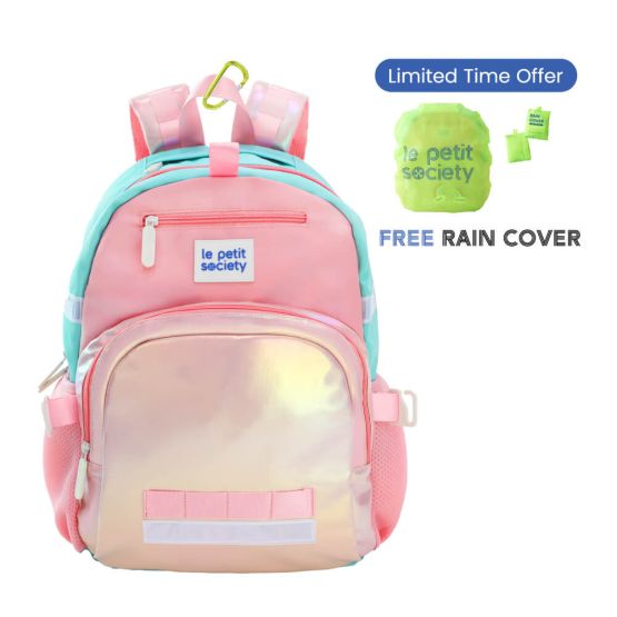 LPS Single Pocket Backpack - Pink/Gold