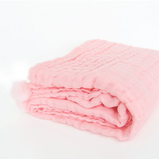 Keepsake Kids/Adult Single Blanket in Baby Pink (Personalisable)