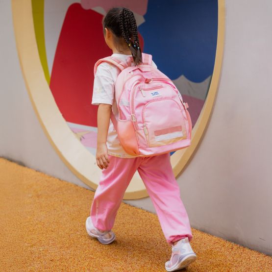 LPS Double Pocket Backpack - Pink/Yellow