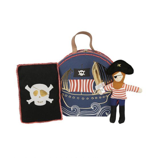 Pirate Mini Suitcase Doll by Meri Meri