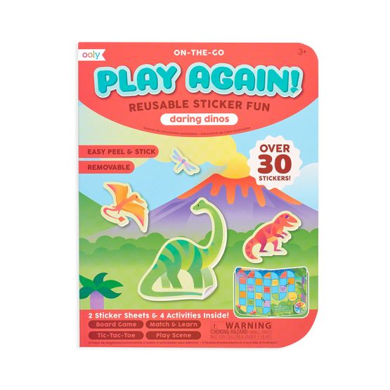 Play	Again! Mini Activity Kit	- Daring Dinos by OOLY