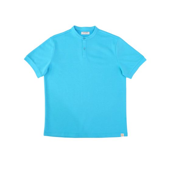 Chinese Motif Series - Men’s Polo Shirt in Blue (Personalisable)