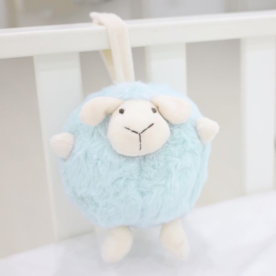 Pom Pom Sheep in Blue (Mini)