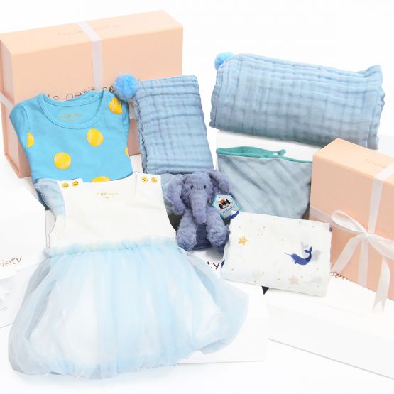 *Bestseller* Baby Girl Gift Set - Pretty Blues