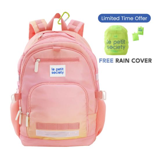 LPS Double Pocket Backpack - Pink/Yellow