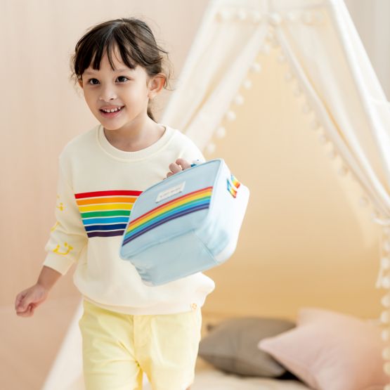 *New* Kids Thermal Rainbow Snack Bag in Blue