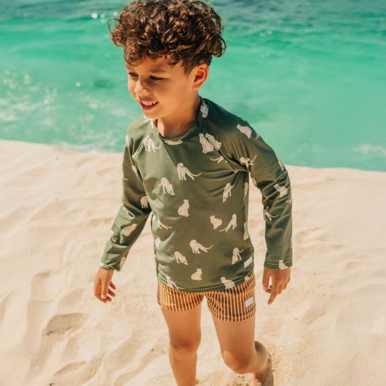 Rash Top in Leopard Print