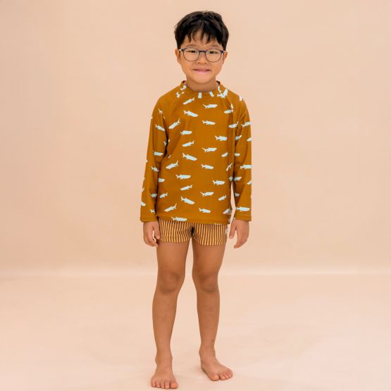 Rash Top in Shark Print