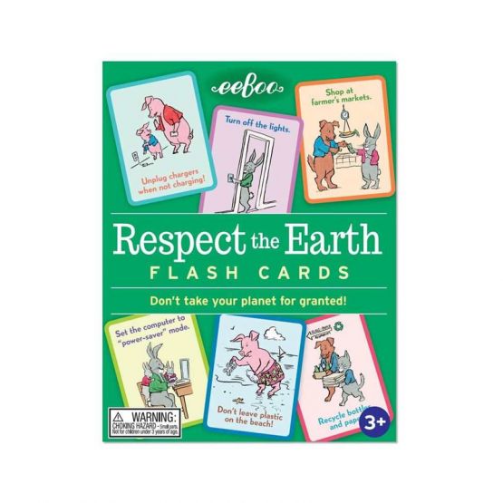 Respect the Earth Flash Cards by eeBoo