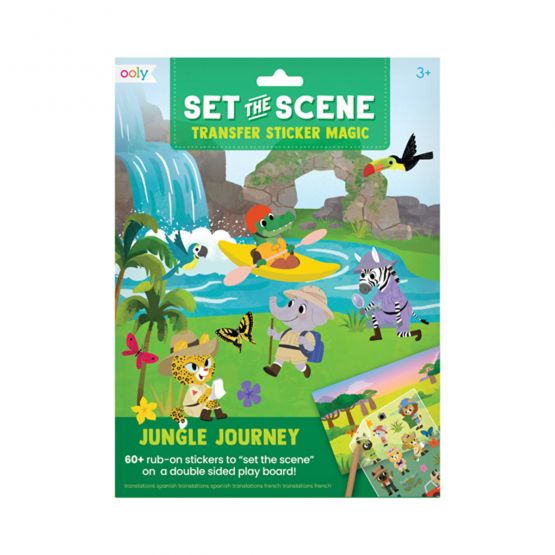 Set the Scene Transfer Sticker Magic - Jungle Journey by OOLY