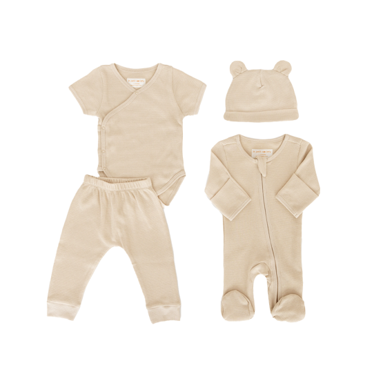 Baby Organic Essentials Set in Beige