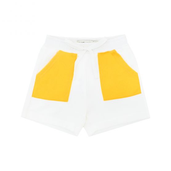*New* Made for Play - Kids Shorts with Contrast Pockets in White