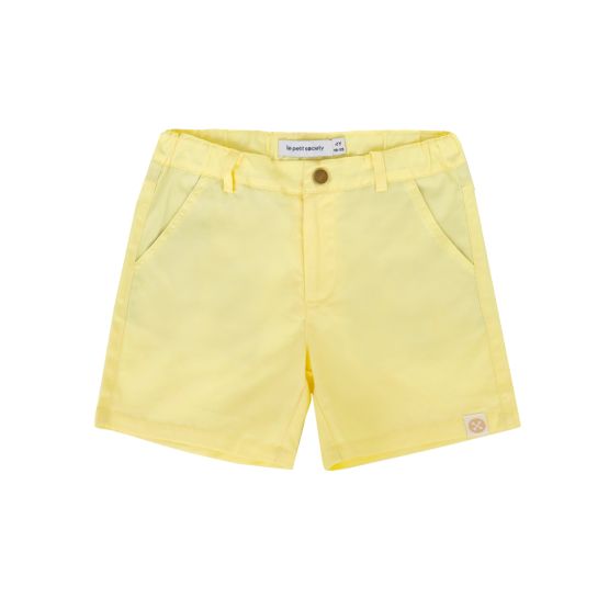 Signature Bermuda Shorts in Pastel Yellow