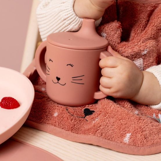 Silicone Sippy Cup - Mrs Cat by Trixie