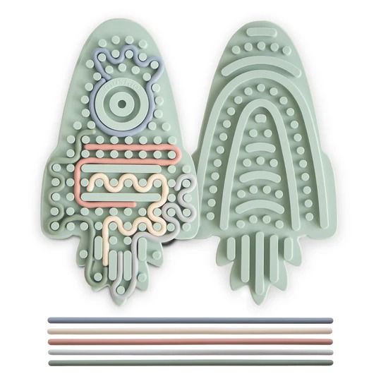 Silicone Sensory Toy - Rocket by Mushie