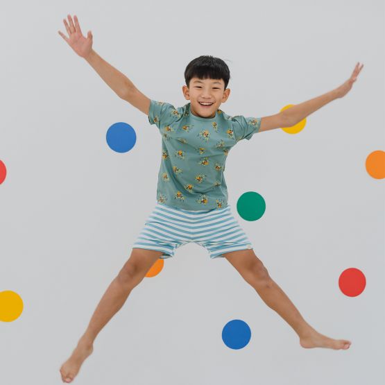 Made For Play - Kids Boxy Tee in Spider Print