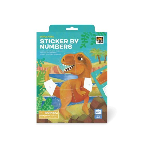 Sticker by Numbers - Dinosaurs by Tiger Tribe