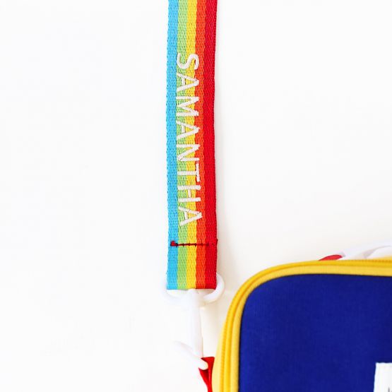 *New* Adjustable Bag Strap in Rainbow (Personalisable)