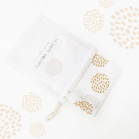 Baby Organic Swaddle - Dandelion Print (Personalisable)