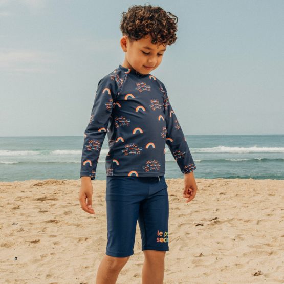 Swim Jammers in Navy