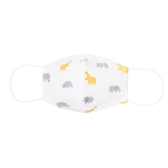 Personalisable Reusable Kids & Adult Mask in Hippo Print