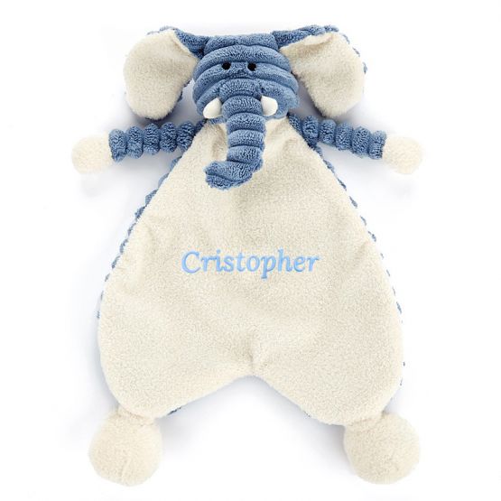 Personalisable Cordy Roy Baby Elephant Soother by Jellycat