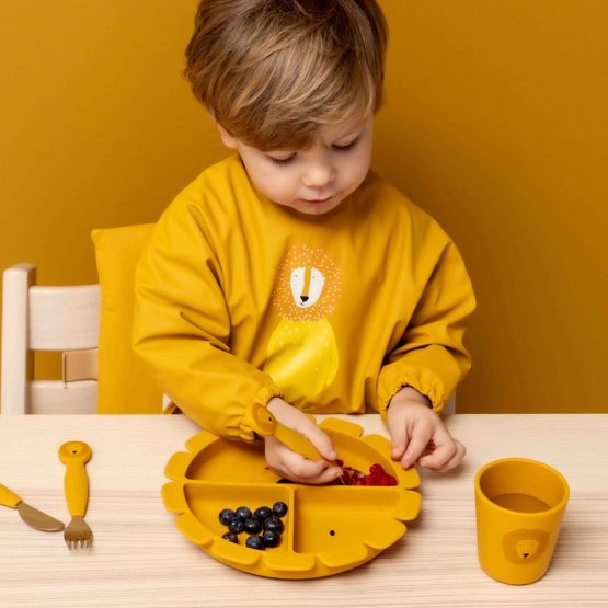 Waterproof Long Sleeve Bib - Mr Lion by Trixie