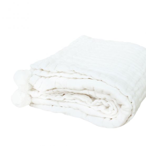 Keepsake Kids/Adult Single Blanket in White (Personalisable)