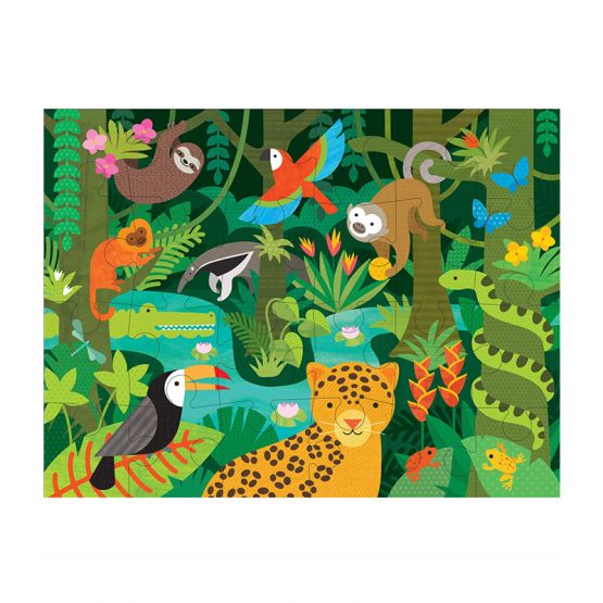 Wild Rainforest Floor Puzzle by Petit Collage