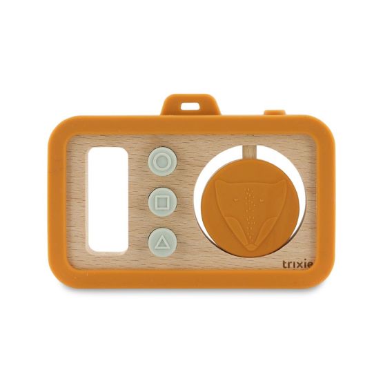 Wooden Silicone Baby Camera - Mr. Fox by Trixie