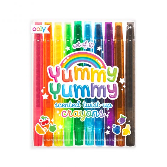 Yummy Yummy Scented Twist-Up Crayons (Set of 10) by OOLY