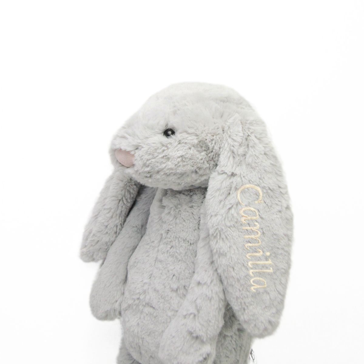 Bashful Silver Bunny by Jellycat