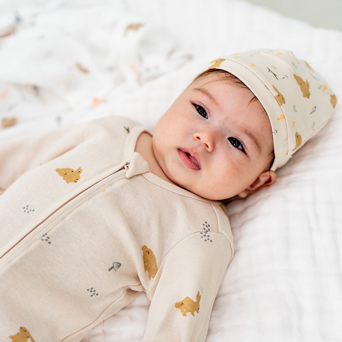Organic baby sales hat