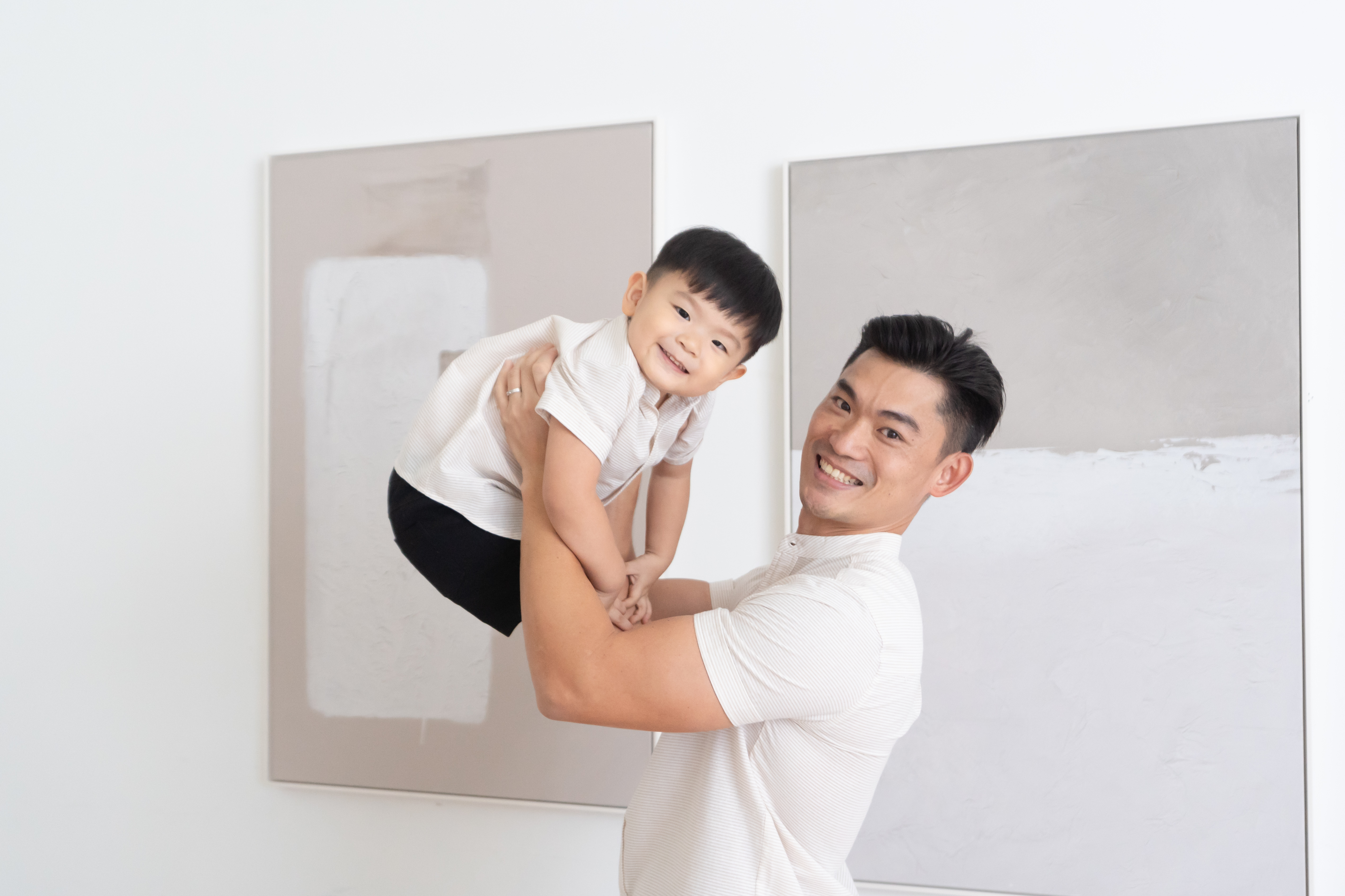 For Papa and Mini - Personalisable Shirt for Boys and Men