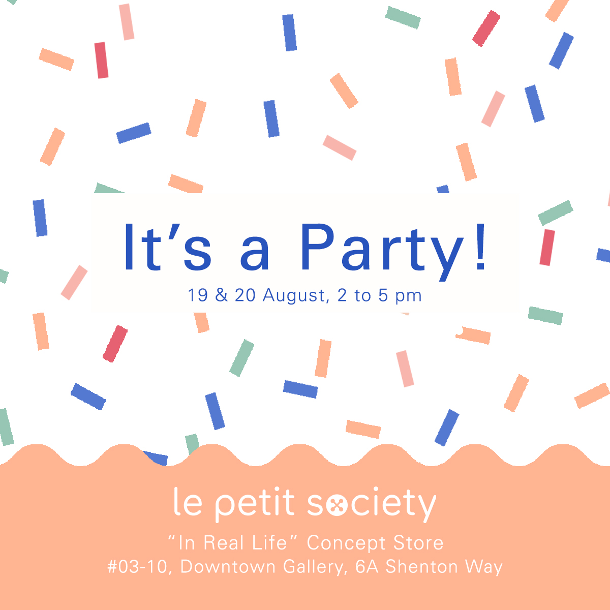 An invitation to our official opening party!