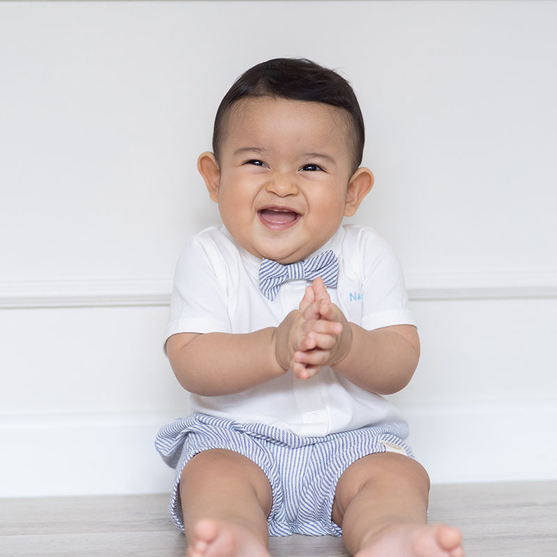 Baby boy shirt sales romper